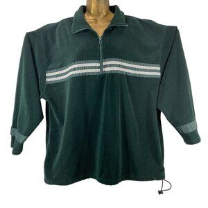 Vintage Aeropostale Fleece Quarter Zip Pullover XL OVERSIZE Gorpcore POCKETS